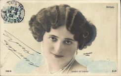 VINTAGE POSTCARD Fantasy Woman Liana of Vries