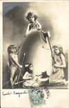 VINTAGE POSTCARD Fantasy Children Egg