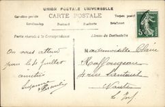 VINTAGE POSTCARD Fantaisie Woman Bicycle cycles St Nazaire