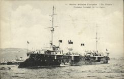 VINTAGE POSTCARD Bateau Marine Of Chayla Croiseur armours 1st class