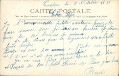 VINTAGE POSTCARD Bateau Marine Of Chayla Croiseur armours 1st class