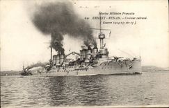 CPA Bateau Ernest Renan Croiseur cuirasse 