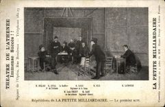 VINTAGE POSTCARD Theater of L Athenaeum small the millairdaire