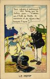 VINTAGE POSTCARD Militaria Humor Illustrator the reason Sailors