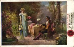 VINTAGE POSTCARD Pharmacy Brauns Drulingen