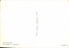 MODERN CARD Auvergne the centaury