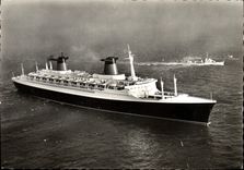 CPM Bateau Compagnie Generale Transatlantique French line France Paquebot