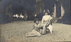 CARTE PHOTO Fantaisie Femmes 