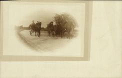 CARTE PHOTO Caleche 