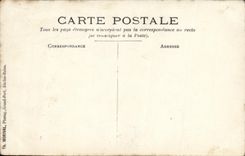 CARTE PHOTO Femme Bateau