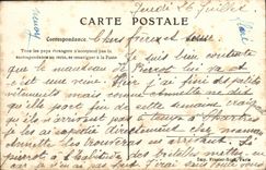 VINTAGE POSTCARD the French navy Paqubeot Posts