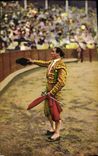 VINTAGE POSTCARD Sport Spain Bullfight Toro Bull Matador brindado