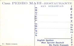 Brindado de Toro Bull Matador de la corrida de Espana del deporte de la POSTAL de la VENDIMIA