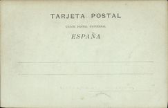 Corrida Toro Bull Suerte de Capa de Espana del deporte de la POSTAL de la VENDIMIA