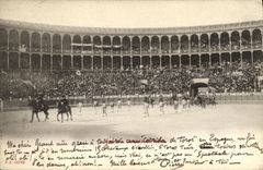 VINTAGE POSTCARD Sport Spain Bullfight Toro Bull Bullfight