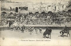 CPA Sport Espagne Corrida Toro Taureau Entree des cuadrillas