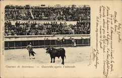 CPA Sport Espagne Corrida Toro Taureau Guerrita apres l estocade