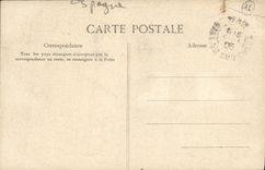 CPA Visite de SM Alphonse XIII a Paris Gare du Bois de Boulogne Le roi et le president 