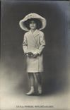 VINTAGE POSTCARD SAR the princess Marie Jose of Belgium