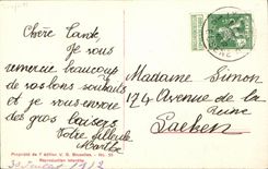 VINTAGE POSTCARD SAR the princess Marie Jose of Belgium