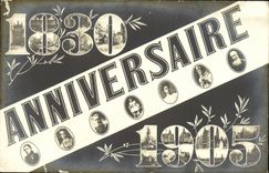 VINTAGE POSTCARD Birthday Belgium 1830 1905