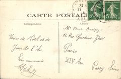 CPA SM Albert 1er Roi des Belges Souvenir de Montpellier 