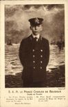 VINTAGE POSTCARD SAR prince Charles of Belgium Count de Flandre