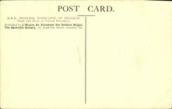 VINTAGE POSTCARD HRH Princess Marie Jose of Belgium