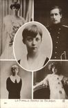 CPA Albert 1er Roi de Belgique La famille royale de Belgique 