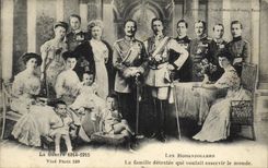 VINTAGE POSTCARD Hohenzollern the detestee family which wanted to control the world