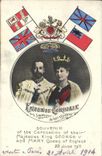 VINTAGE POSTCARD King George V and Marie D England Harmony