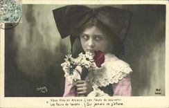 CPA Fantaisie Enfant Alsace