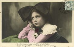 CPA Fantaisie Enfant Alsace