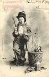 CPA Fantaisie Enfant Le petit chiffonnier 