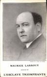 CPM Maurice Larrouy auteur de l esclave triomphante pour Librairie Plon Rue Garanciere Paris 6eme