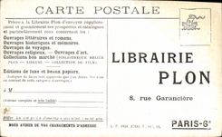 CPM Maurice Larrouy auteur de l esclave triomphante pour Librairie Plon Rue Garanciere Paris 6eme