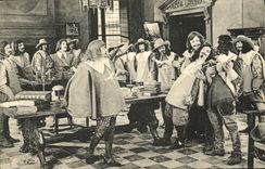 CPA Cinema Les Trois mousquetaires Alexandre Dumas 