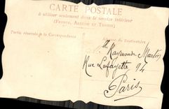 CPA Fantaisie Fleurs Ange