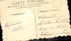 CPA Fantaisie Fleurs Poisson 