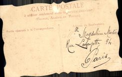 CPA Fantaisie Fleurs 1er avril Colombes 