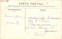 CPA Fantaisie Fleurs 1er avril