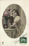 CPA Fantaisie Enfant Telephone