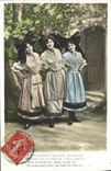 VINTAGE POSTCARD Fantasy Alsace Women
