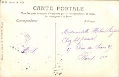 VINTAGE POSTCARD Fantaisie Napoleon intimates L Emperor awaits his son