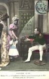 VINTAGE POSTCARD Fantaisie Napoleon intimates L empress Marie Louise accompanies the king by Rome close to L Empereur