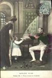 VINTAGE POSTCARD Fantaisie Napoleon intimates We have Al victory