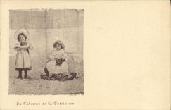 CPA Fantaisie Enfants En l absence de la cuisiniere