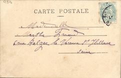 CPA Fantaisie Femme Loin des yeux pres du coeur Semeuse