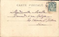 CPA Fantaisie Femme Semeuse J attends