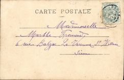 VINTAGE POSTCARD Fantaisie Woman Sower I will triumph over all